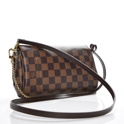 Louis Vuitton Damier Ebene Favorite PM 3 of 9