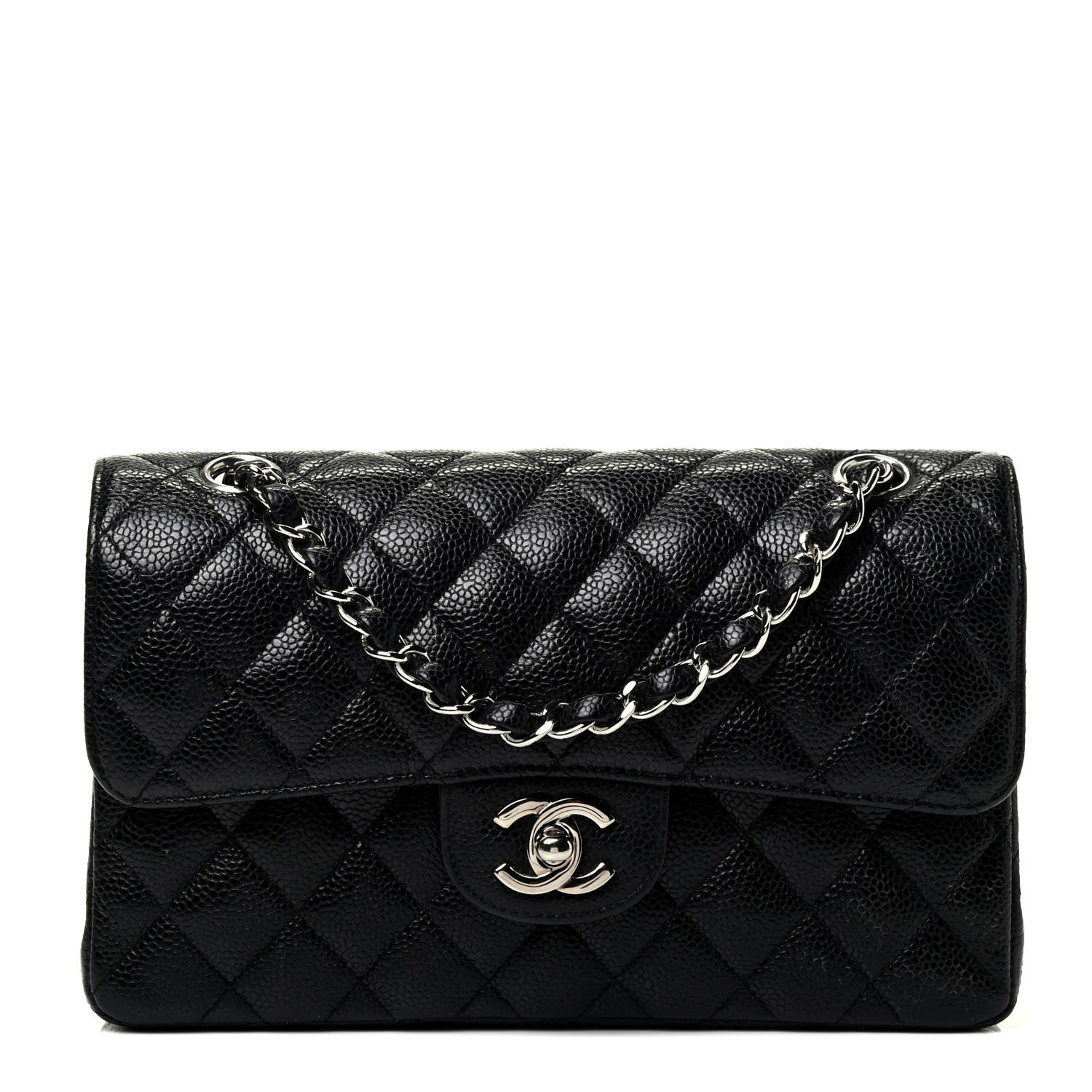 Chanel Caviar Quilted Small Double Flap Black 1 of 9