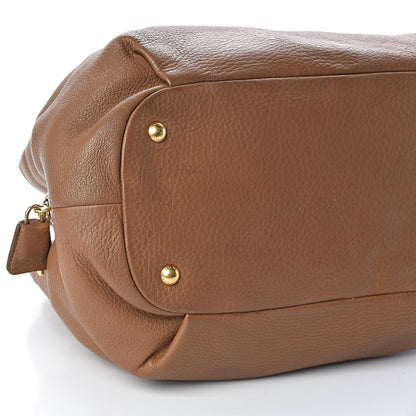 Prada Vitello Daino Shoulder Bag Cuoio 10 of 12