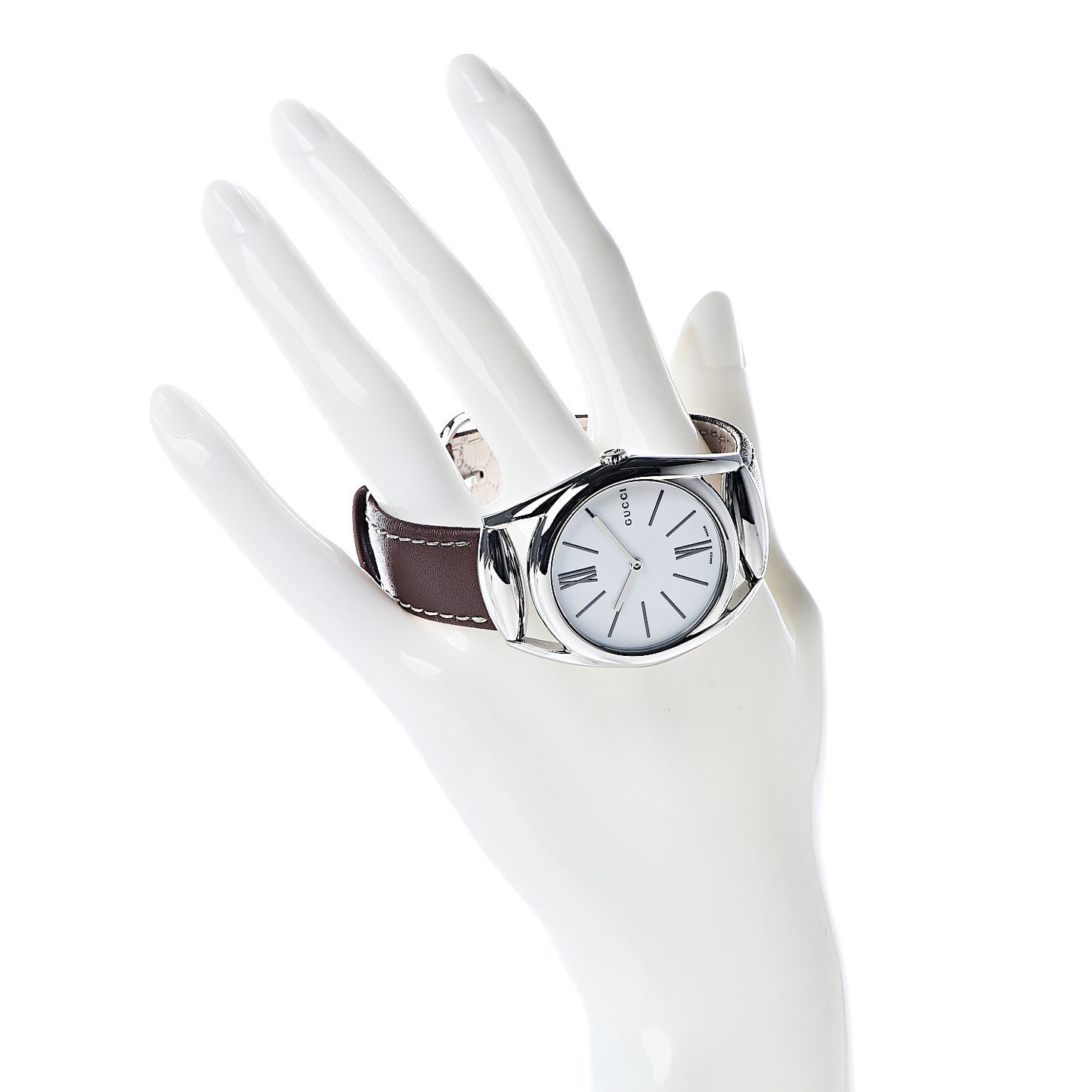 Stainless Steel Calfskin 34mm Horsebit Quartz Watch