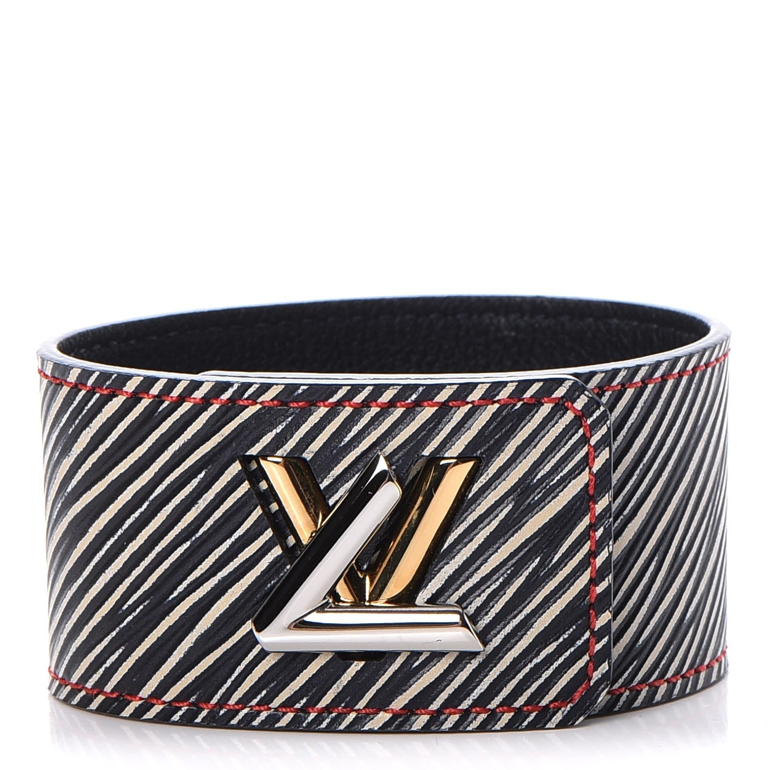 Louis Vuitton Epi Twist It Cuff Bracelet 19 Denim Dark 1 of 8