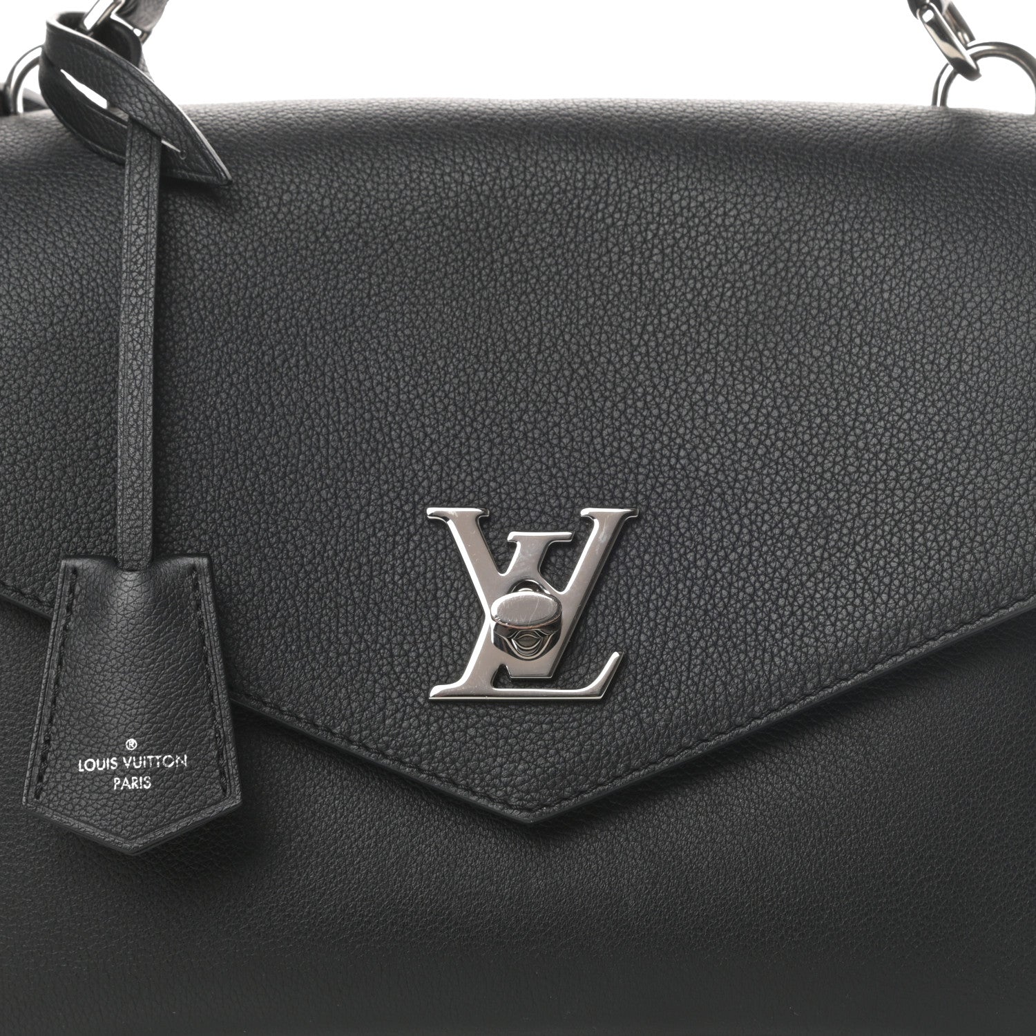 Louis Vuitton Soft Calfskin My Lockme Top Handle Black 8 of 10