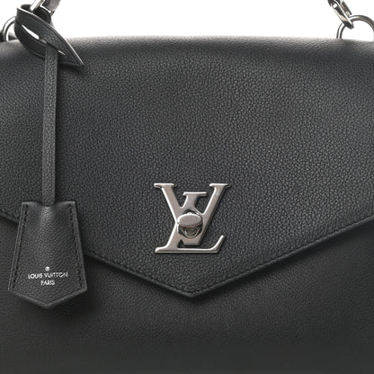 Louis Vuitton Soft Calfskin My Lockme Top Handle Black 8 of 10