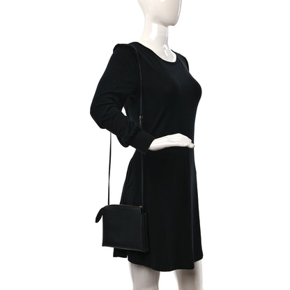 The Row Grained Calfskin Mini Nu Twin Bag Black 2 of 8
