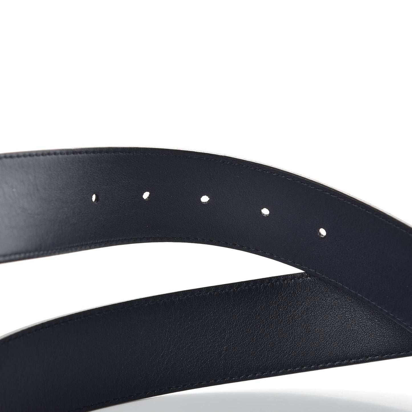 Moon Calfskin Nickel Double G 40mm Belt 95 38 Blue