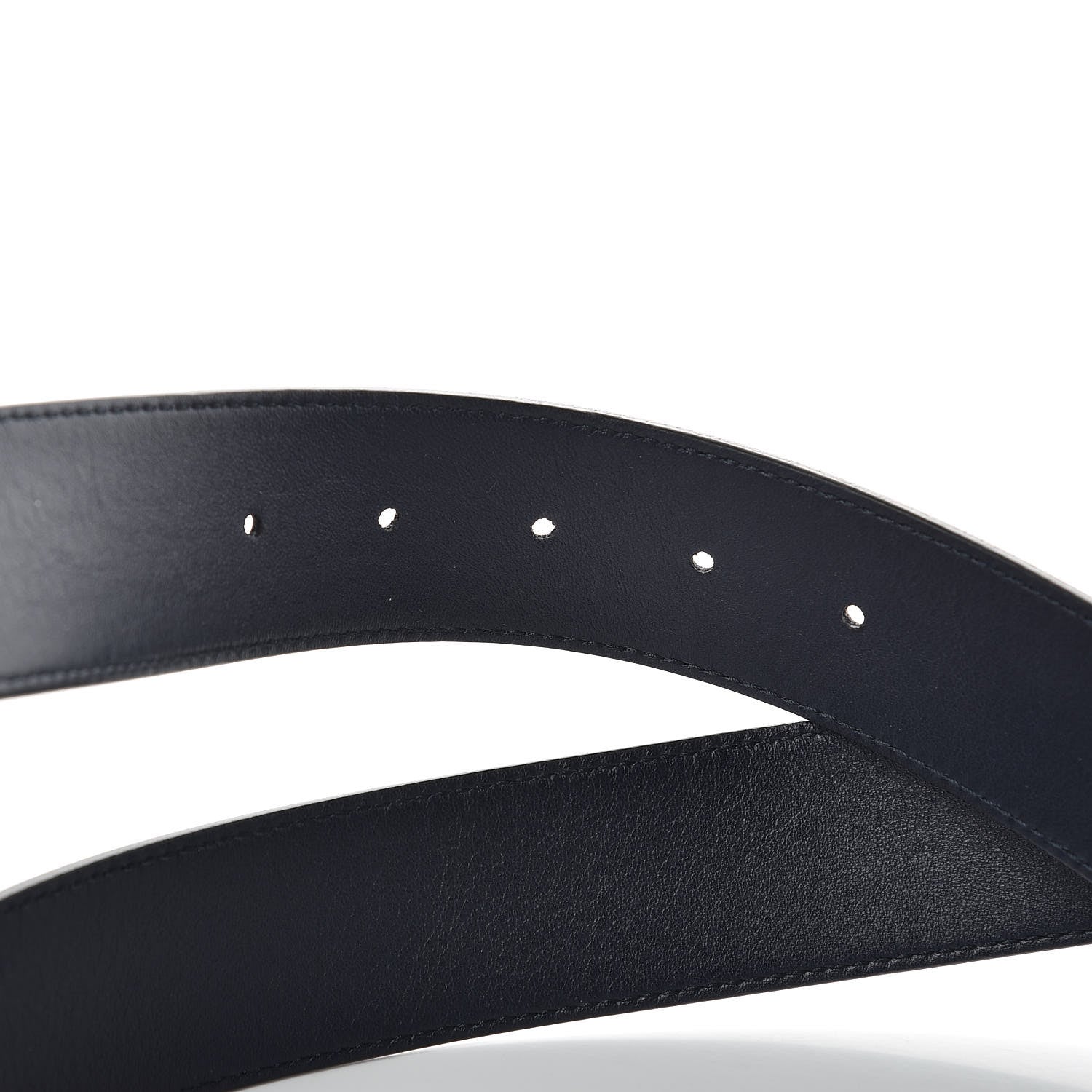 Gucci Moon Calfskin Nickel Double G 40mm Belt 95 38 Blue 4 of 7