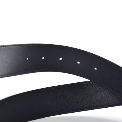 Gucci Moon Calfskin Nickel Double G 40mm Belt 95 38 Blue 4 of 7