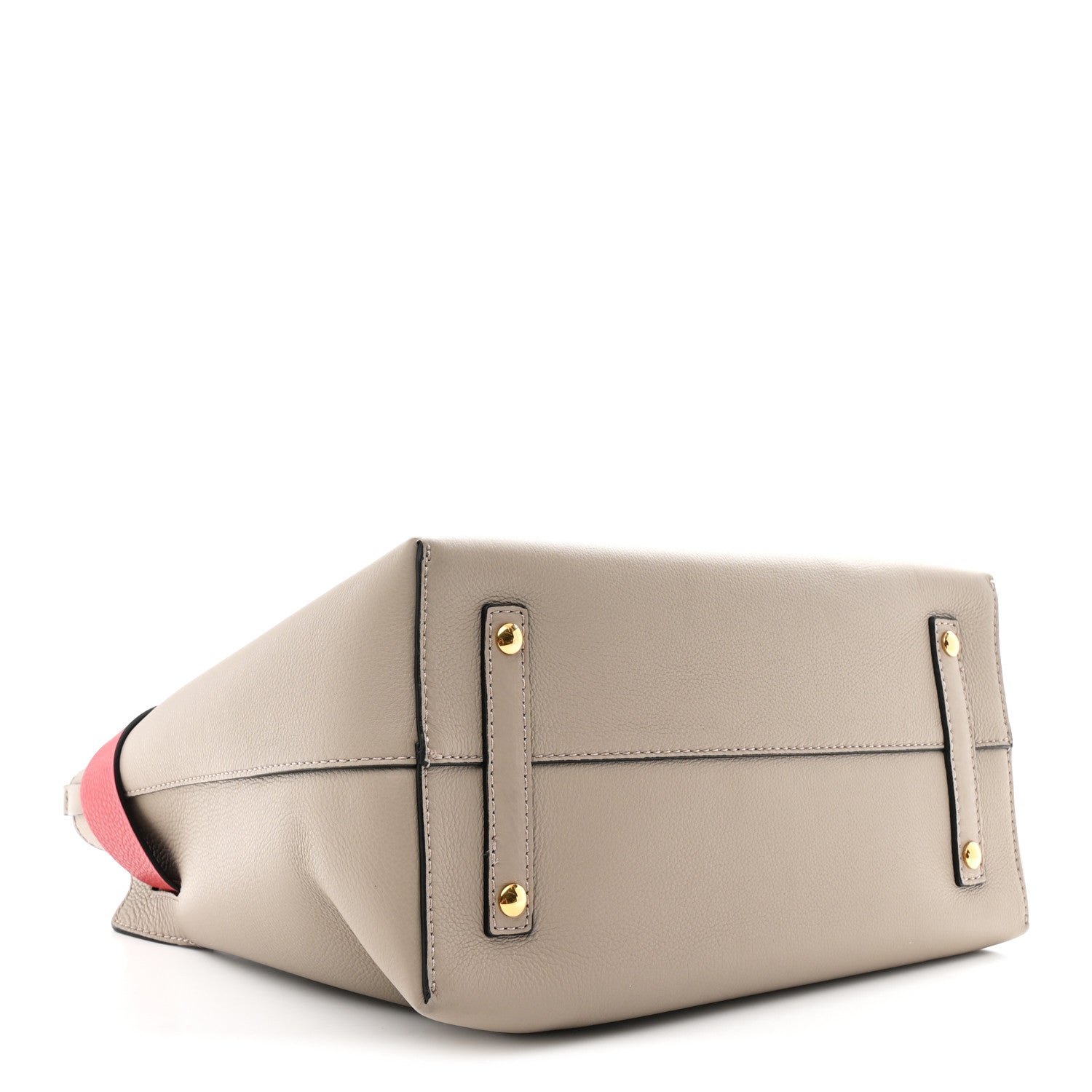 Burberry Marais Calfskin Medium Belt Bag Mineral Grey Bright Military Red 4 of 9