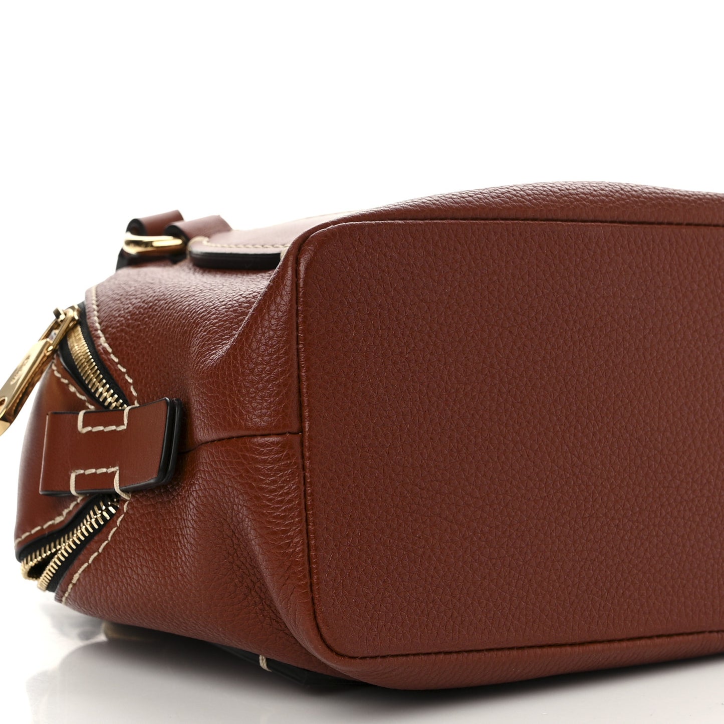 Calfskin Small Daria Sepia Brown