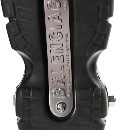 Balenciaga X CROCS Rubber Hardcroc Platform Sandals 39 Black 7 of 8