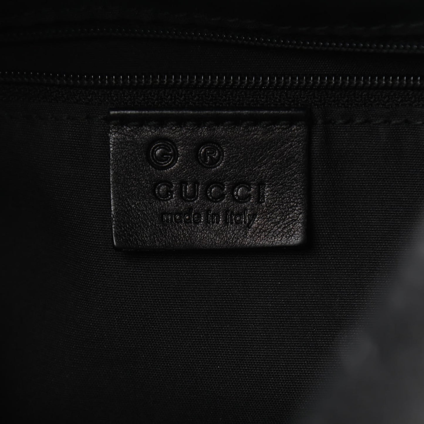 Guccissima Large Hobo Black