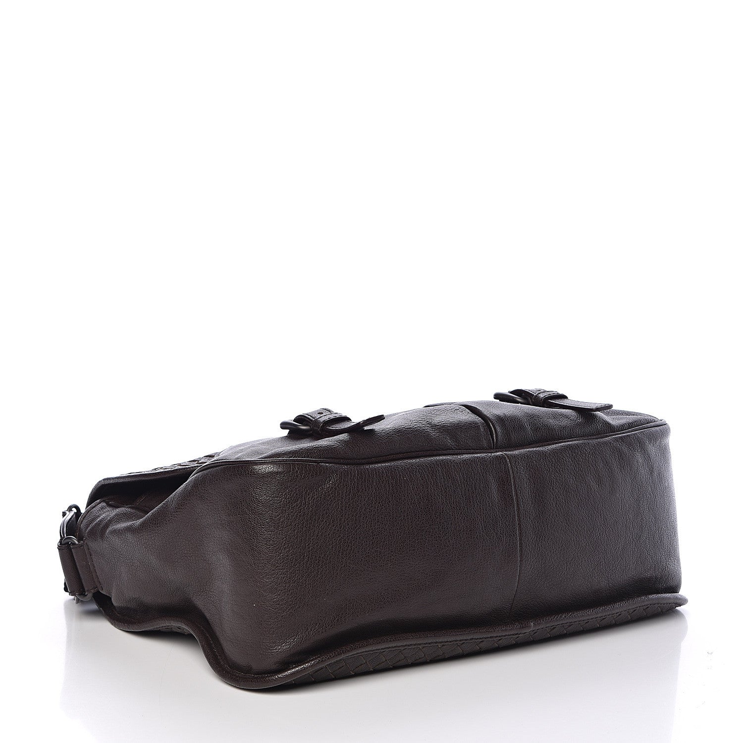 Bottega Veneta Nappa Intrecciato Gardena Messenger Bag Ebano 4 of 12