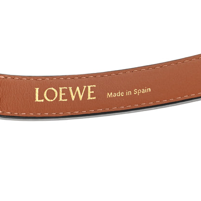 Loewe Jacquard Anagram Calfskin Small Cubi Bag Ecru Tan 7 of 9