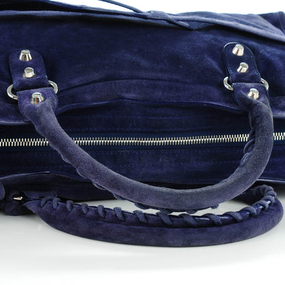 Balenciaga Baby Daim Suede Classic Hardware City Bleu Nuit 8 of 8