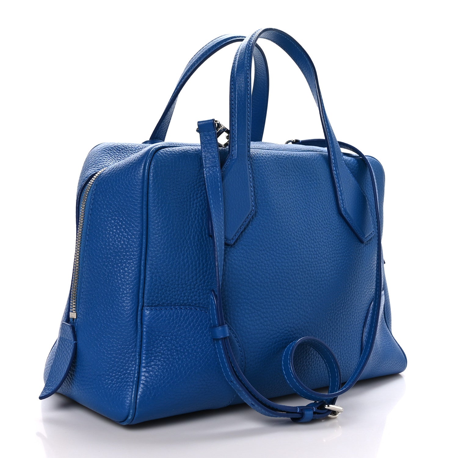 Louis Vuitton Taurillon Dora Ultra Soft MM Blue Royal 3 of 7