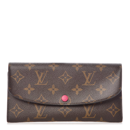 Louis Vuitton Monogram Emilie Wallet Hot Pink 1 of 9