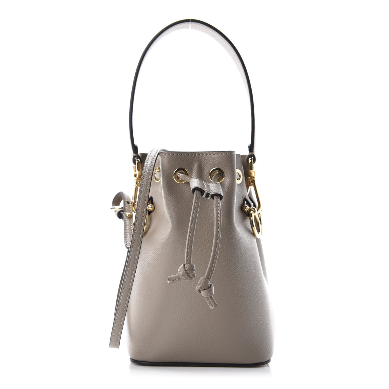 Fendi Vitello Cruise F is Fendi Mini Mon Tresor Bucket Bag Tortora 1 of 10
