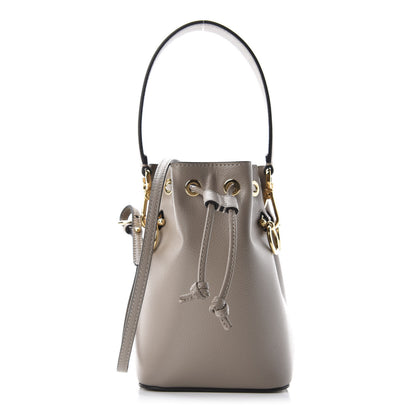 Fendi Vitello Cruise F is Fendi Mini Mon Tresor Bucket Bag Tortora 1 of 10