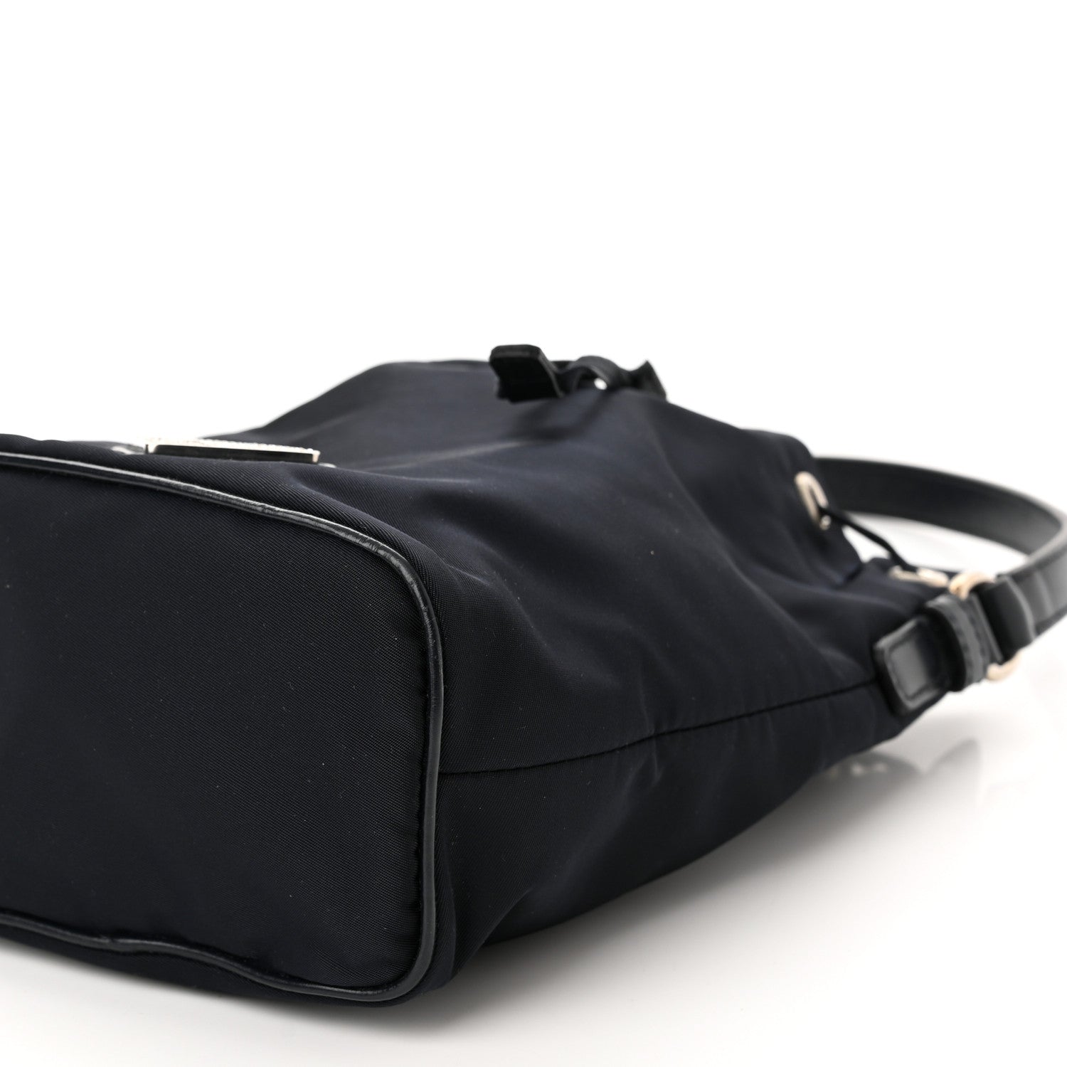 Prada Tessuto Nylon Night Bucket Bag Bleu 10 of 10