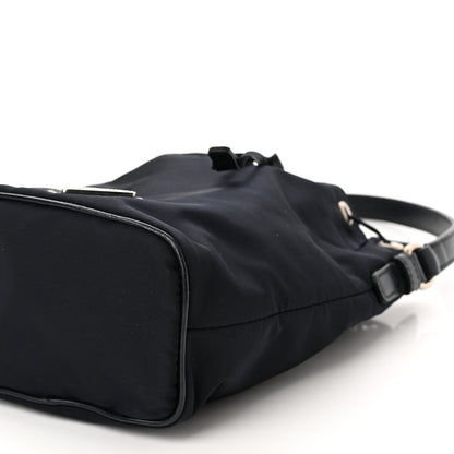Prada Tessuto Nylon Night Bucket Bag Bleu 10 of 10