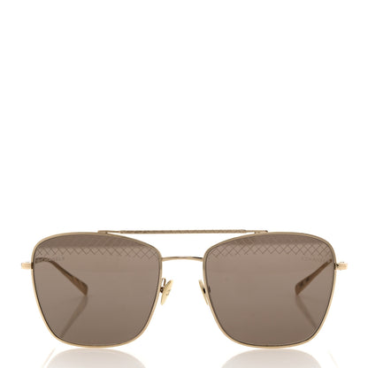 Chanel Metal Pilot Sunglasses 4256 Gold 2 of 8