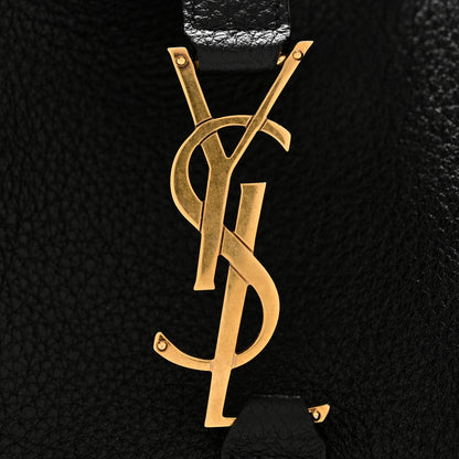 Saint Laurent Grained Deerskin Bea Tote Black 13 of 15