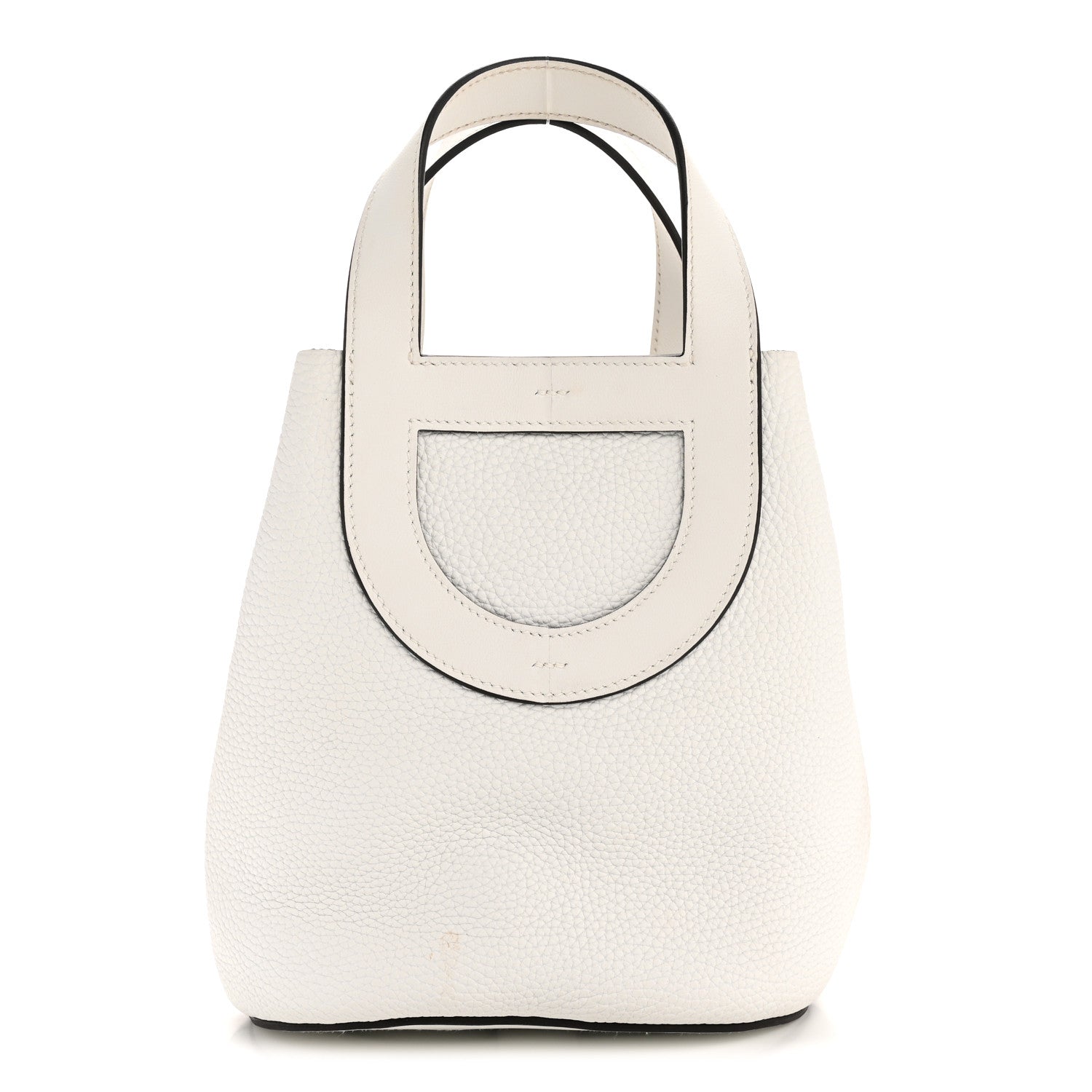Hermes Taurillon Clemence Swift In-The-Loop 18 Bag New White 1 of 11