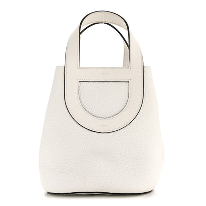 Hermes Taurillon Clemence Swift In-The-Loop 18 Bag New White 1 of 11