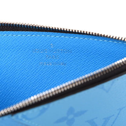 Louis Vuitton Taigarama Coin Card Holder Blue Lagoon 5 of 6