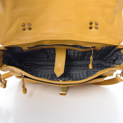 Proenza Schouler Lambskin Medium PS1 Satchel Mustard 5 of 13