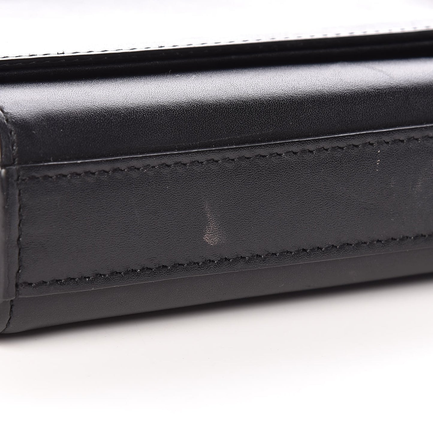 Calfskin Classic Monogram Tassel Clutch Black