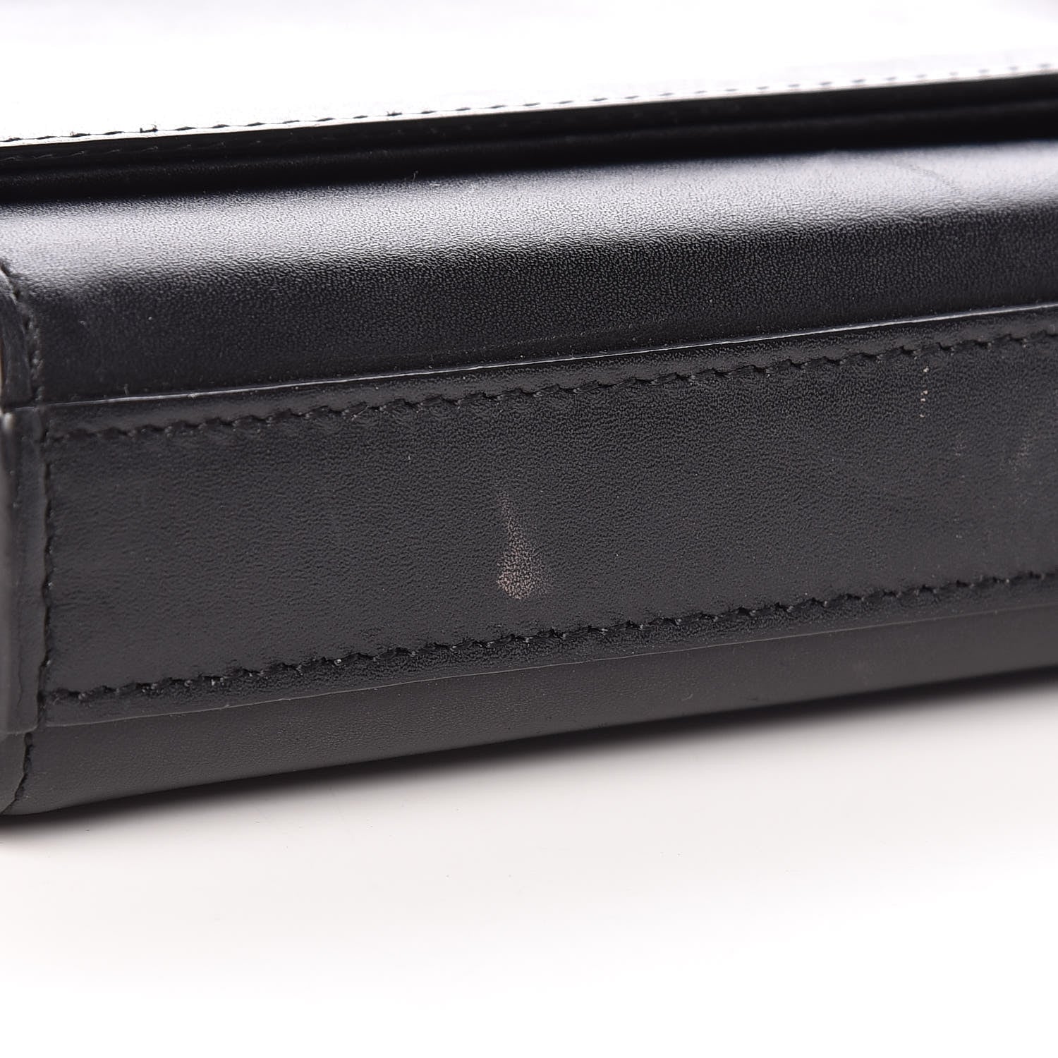 Saint Laurent Calfskin Classic Monogram Tassel Clutch Black 12 of 12