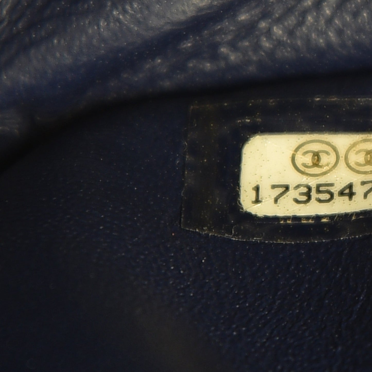 Aged Calfskin Quilted 2.55 Reissue 227 Flap Navy Blue