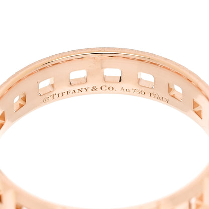 Tiffany 18K Rose Gold T True Wide Ring 66 11.5 4 of 5