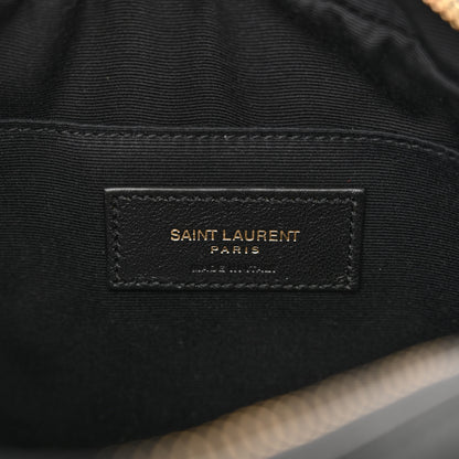 Saint Laurent Calfskin Matelasse Monogram Lou Camera Bag Black 6 of 11