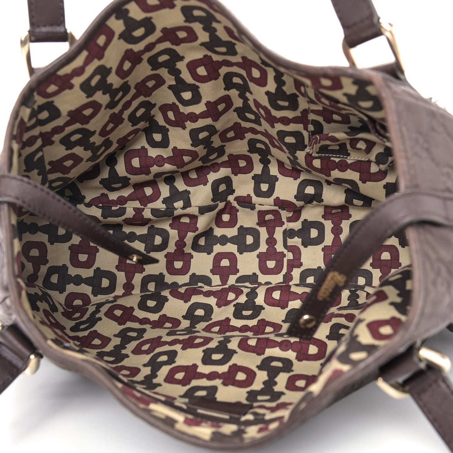 Guccissima Medium Abbey Shoulder Bag Chocolate