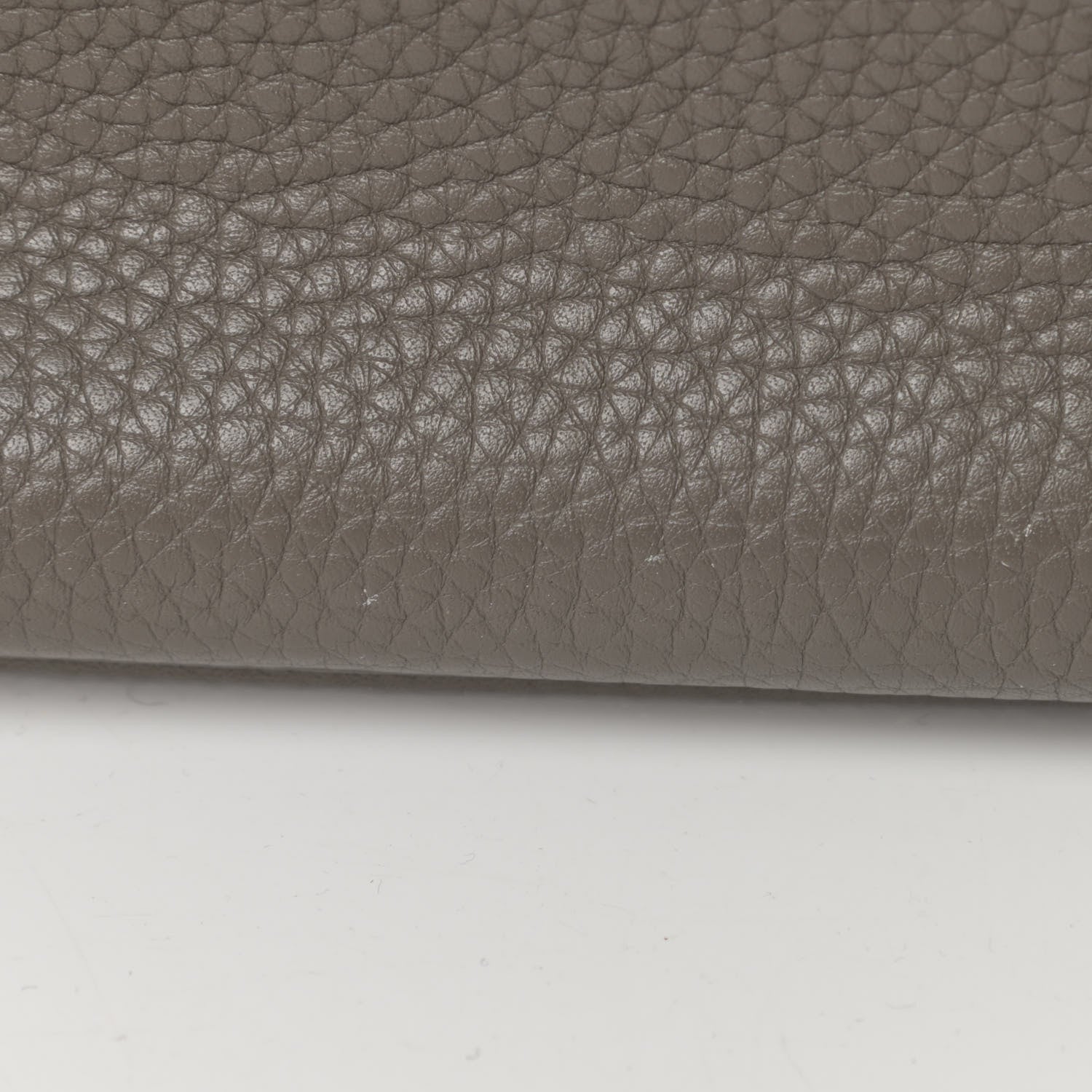 Hermes Taurillon Clemence Birkin 30 Etain 15 of 17