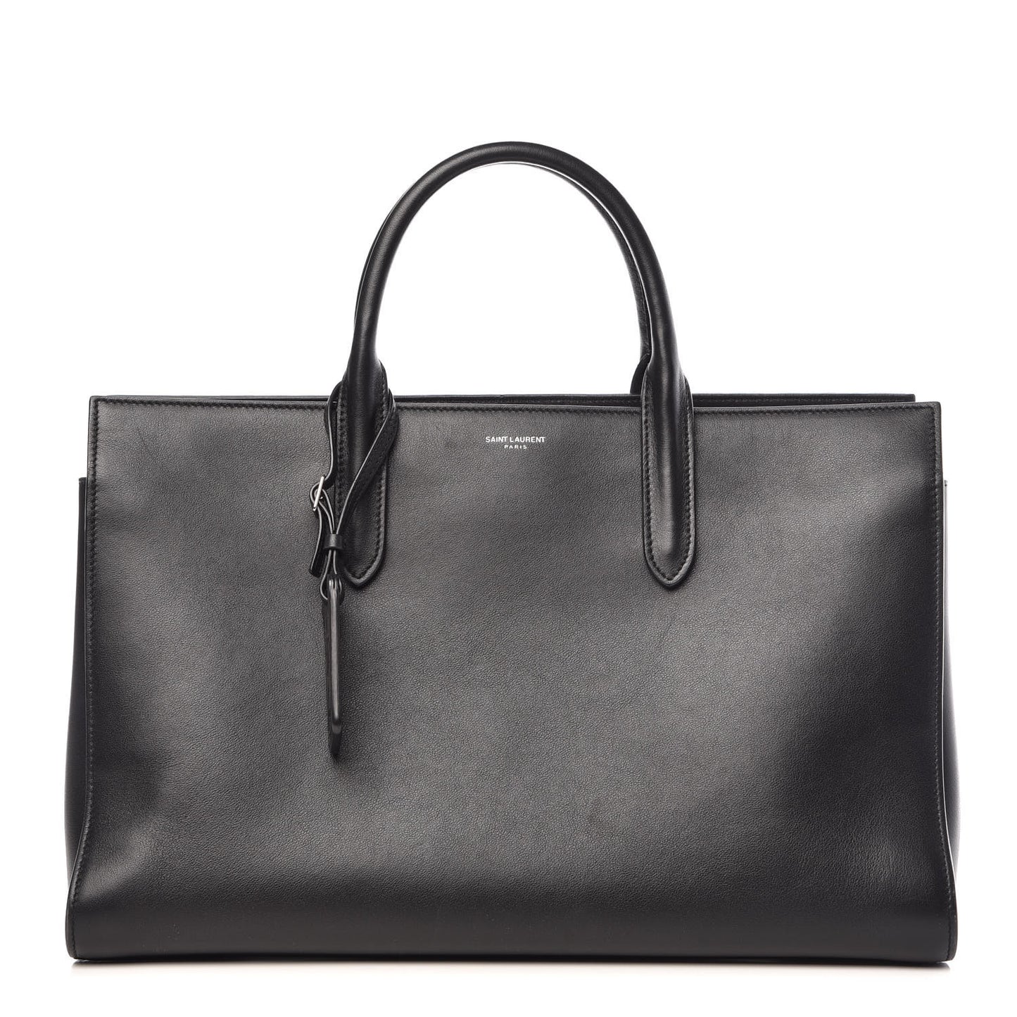 Calfskin Large Jane Tote Bag Black