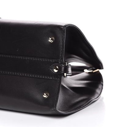 Gucci Calfskin Medium Stirrup Top Handle Bag Black 9 of 12