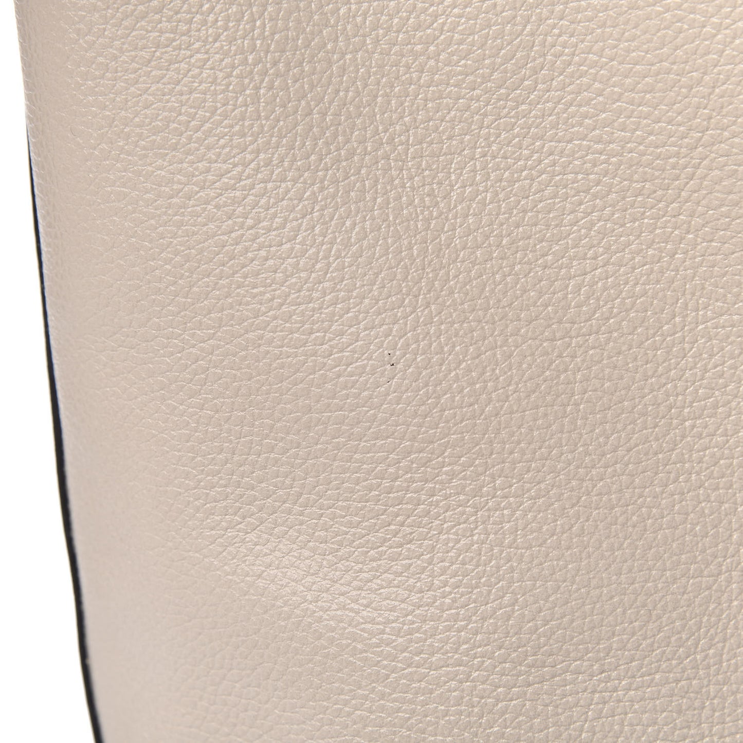 Calfskin Mens Logo Tote White