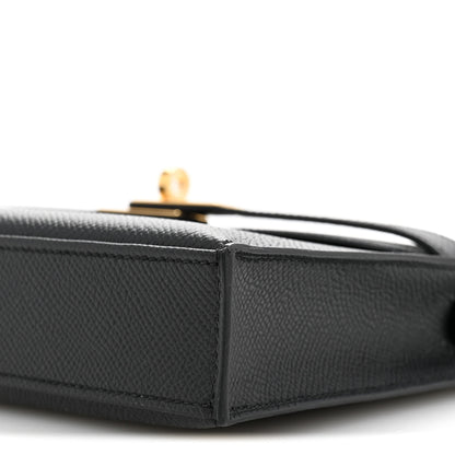 Hermes Epsom Kelly Elan Black 10 of 10