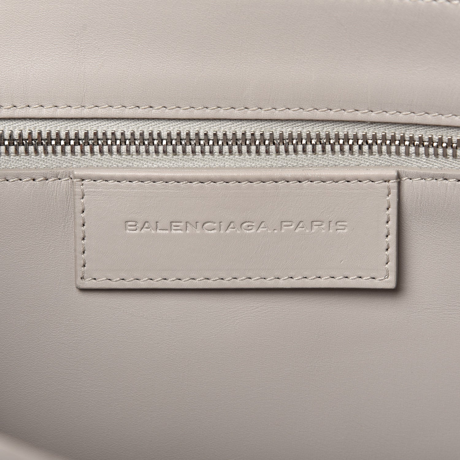 Balenciaga Calfskin Pocket Tote M Taupe 8 of 9
