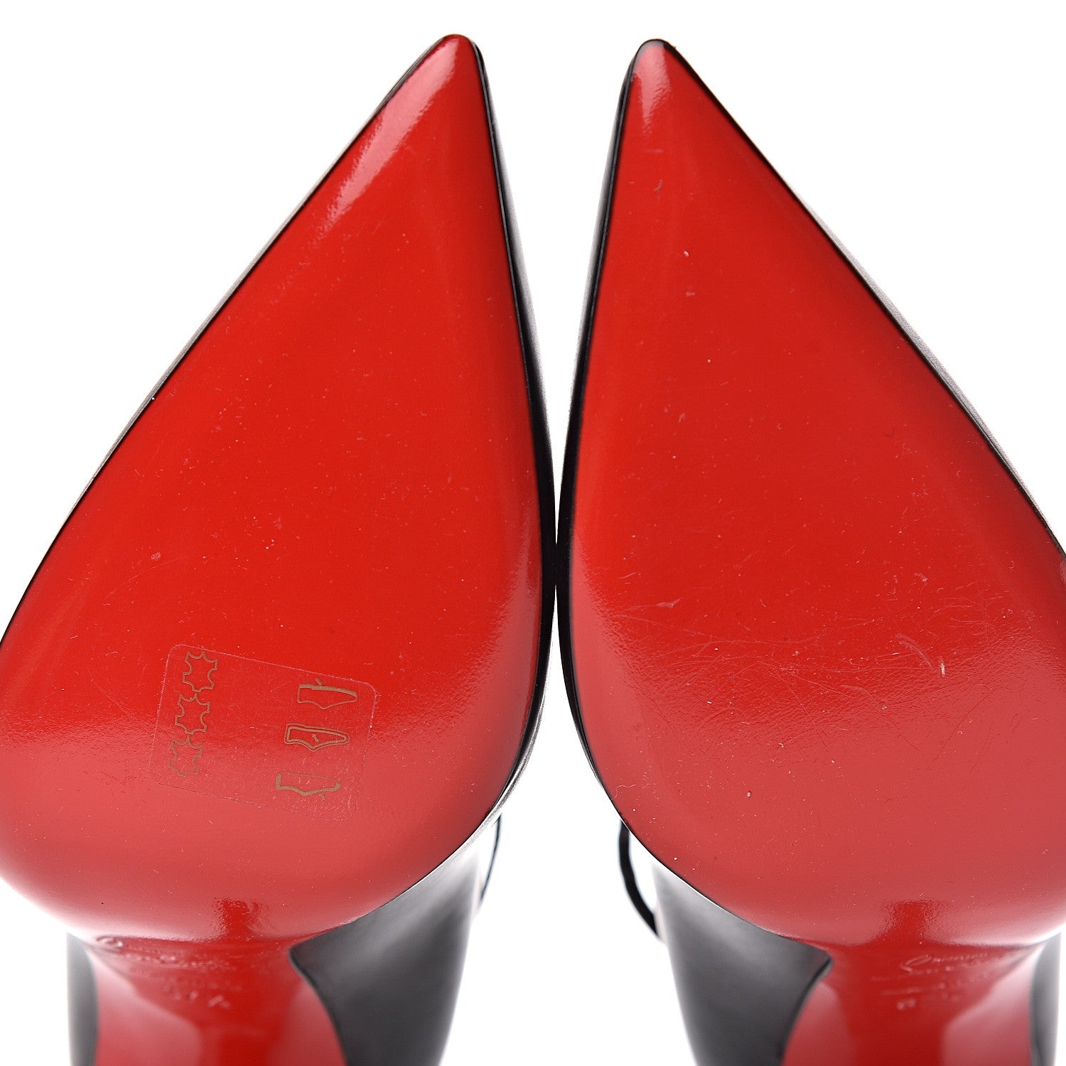 Christian Louboutin Shiny Calfskin Vampydoly 100 Pumps 37.5 Black 6 of 11