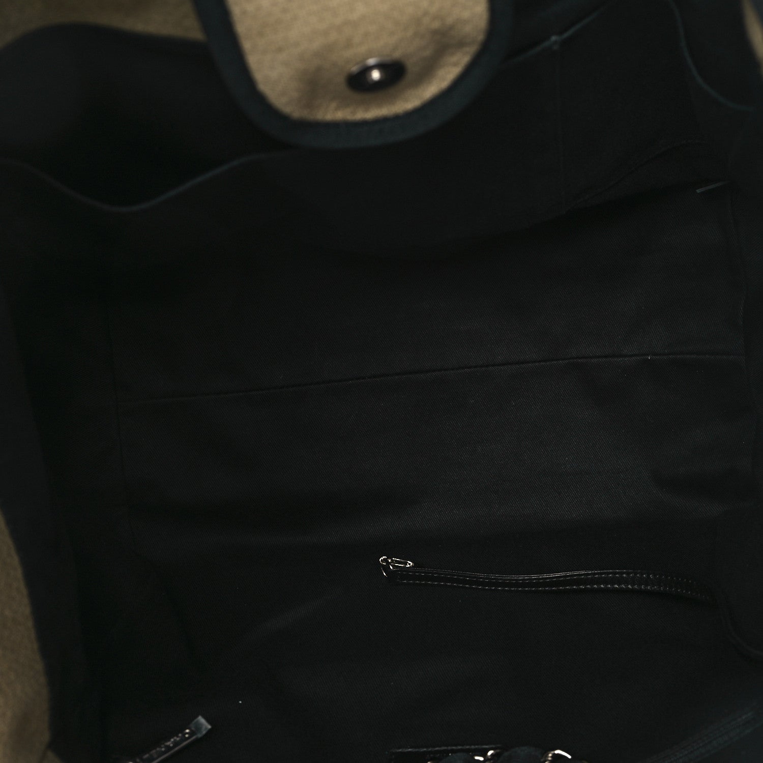 Chanel Canvas Medium Deauville Tote Beige Black 5 of 13