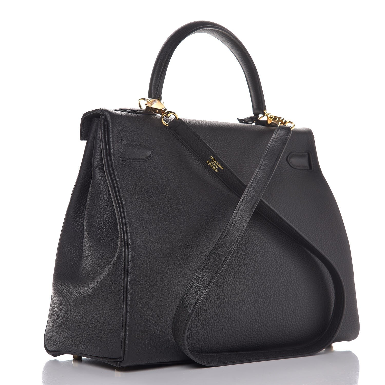 Hermes Togo Kelly Retourne 32 Black 4 of 38