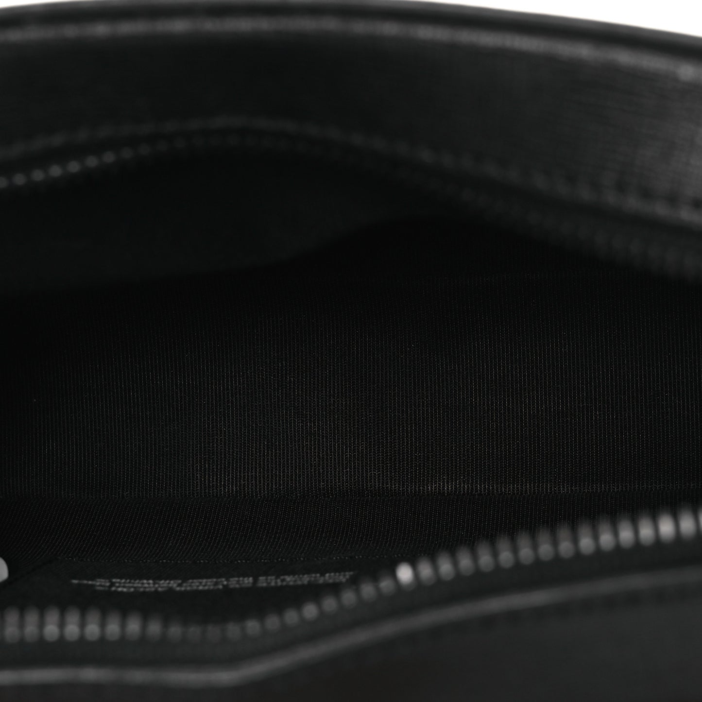 Saffiano Striped Mini Diag Bag Black White