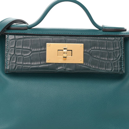 Hermes Evercolor Matte Alligator Touch 24/24 21 Vert Cypress 7 of 14