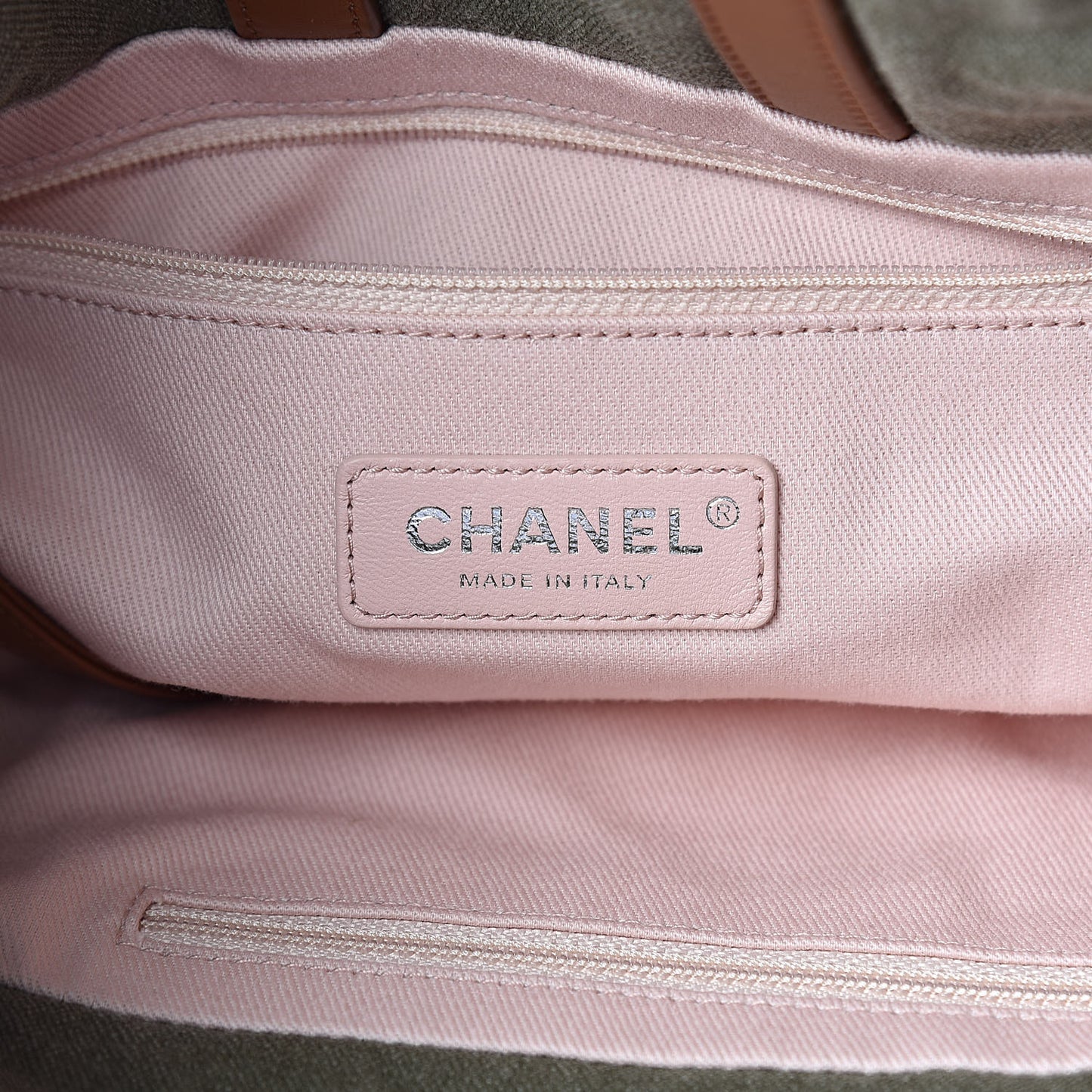 Canvas Sequins Cubano Trip Backpack Khaki
