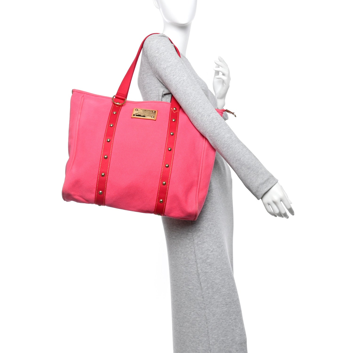 Louis Vuitton Toile Antigua Cabas GM Pink 2 of 11