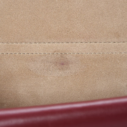 Chloe Calfskin Mini Georgia Crossbody Bag Bordeaux 9 of 10